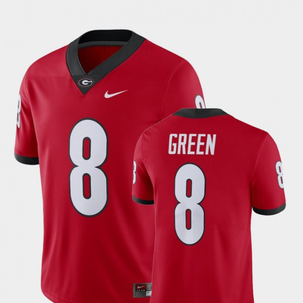 Men's #8 A.J. Green Georgia Bulldogs Alumni Football Game Player Jersey - Red
